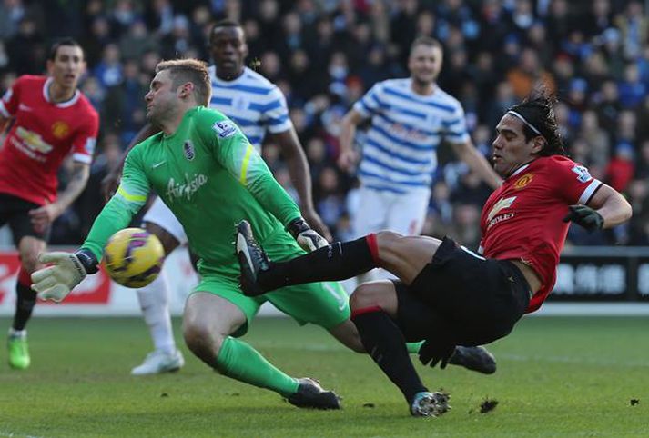 Rob Green ver frá Radamel Falcao.