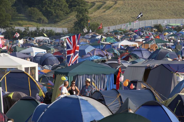 Glastonbury-hátíðin er ein fjölsóttasta tónlistarhátíð heims.