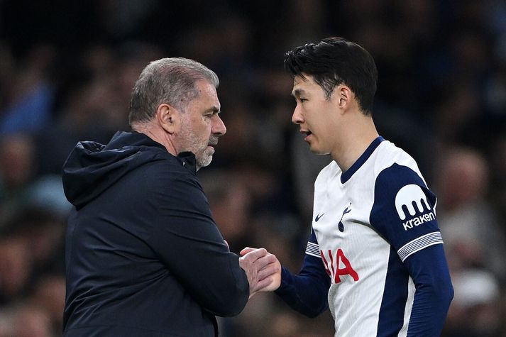 Son Heung-min, fyrirliði Tottenham Hotspur, sendi Ange Postecoglou hjartnæma kveðju á Instagram.
