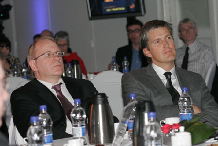 Forystumenn Samtaka atvinnulífsins. Samtökin styðja þingsályktunartillögu um hagsmuni Íslands í loftlagsmálum.