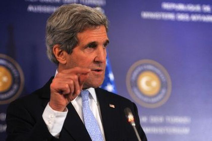 John Kerry utanríkisráðherra Bandaríkjanna.