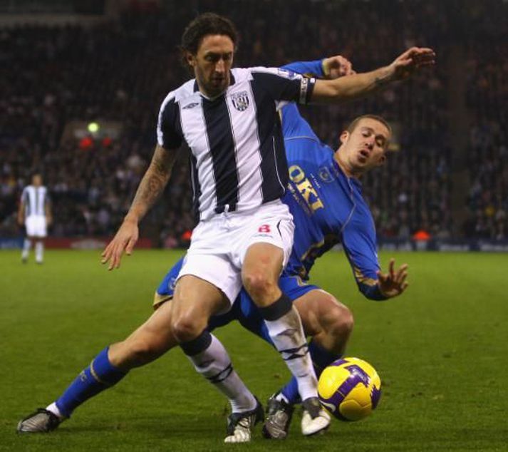 Jonathan Greening í leik með WBA.