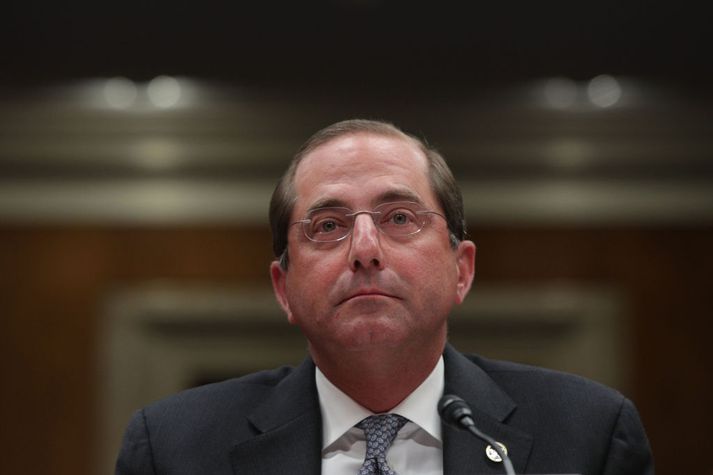 Alex Azar heilbrigðisráðherra.