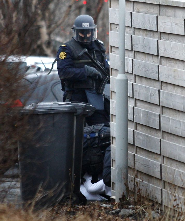 Íslenskur sérsveitarmaður.