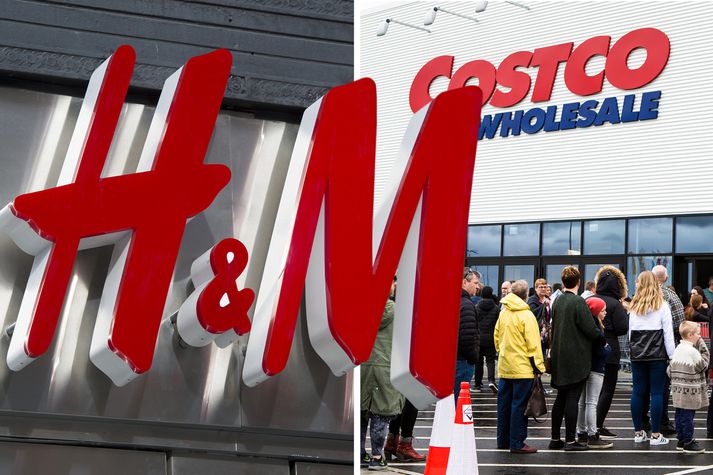 Íslendingar eru ólmir í bæði H&M og Costco.