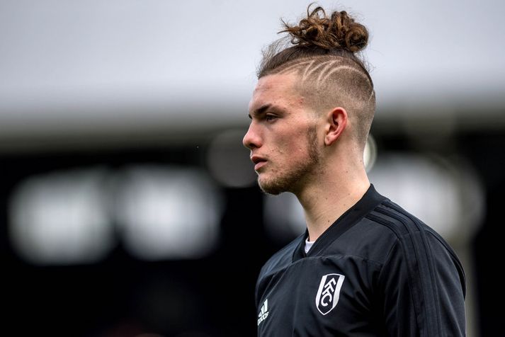 Harvey Elliott kom við sögu hjá Fulham í vor.