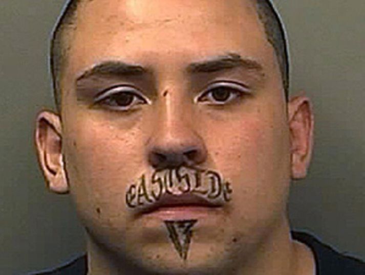 Anthony Brandon Gonzales með töff tattú.