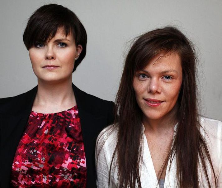 Þær Sæunn Ingibjörg Marinósdóttir og Sigrún Jóhannsdóttir boða aukinn fjölbreytileika í úrvali netmiðla með stofnun Innihald.is. Á myndina vantar þriðja meðlim ritstjórnar, Önnu Jónu Heimisdóttur.