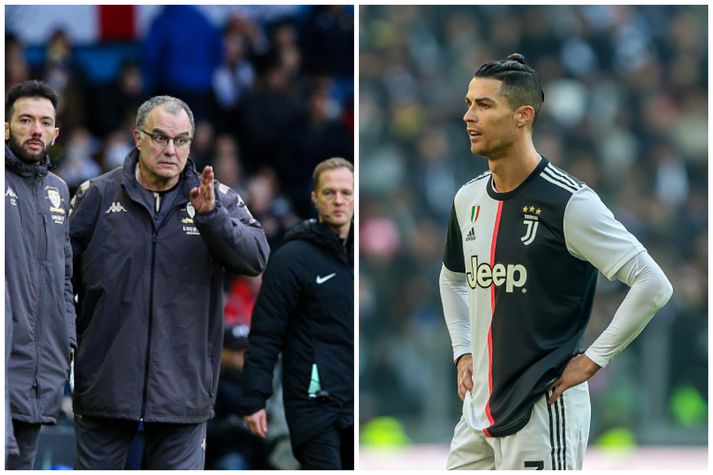 Bielsa og Ronaldo verða báðir í eldlínunni í dag.