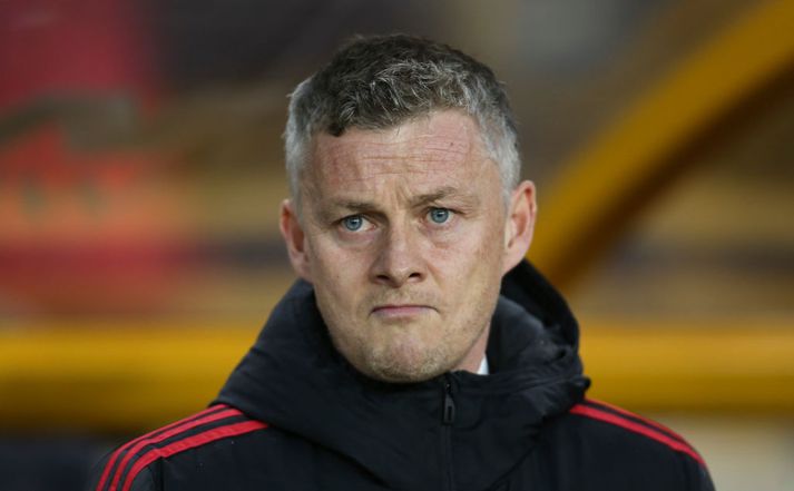 Solskjær svekktur í gær.