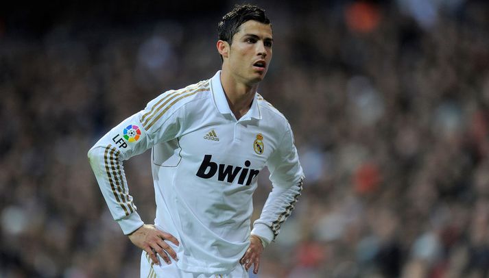 Cristiano Ronaldo í leik með Real Madrid.