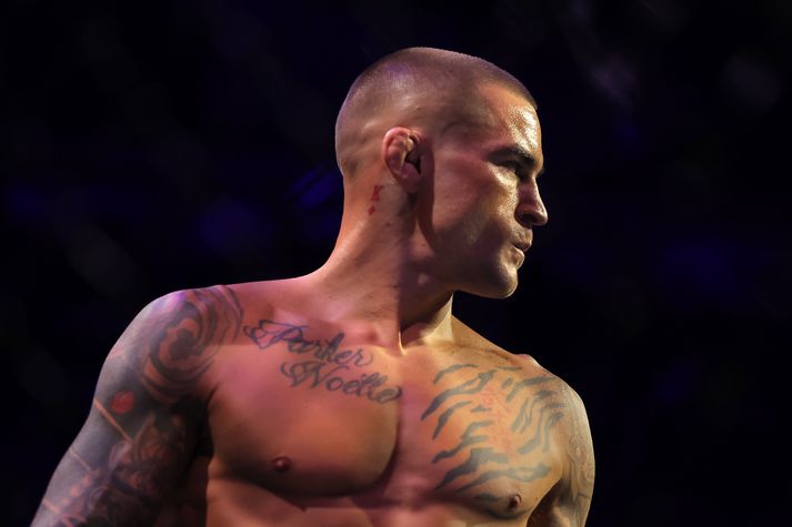 Dustin Poirier var magnaður bardagamaður en honum hefur gengið illa að vinna úr því að vera hættur að berjast.