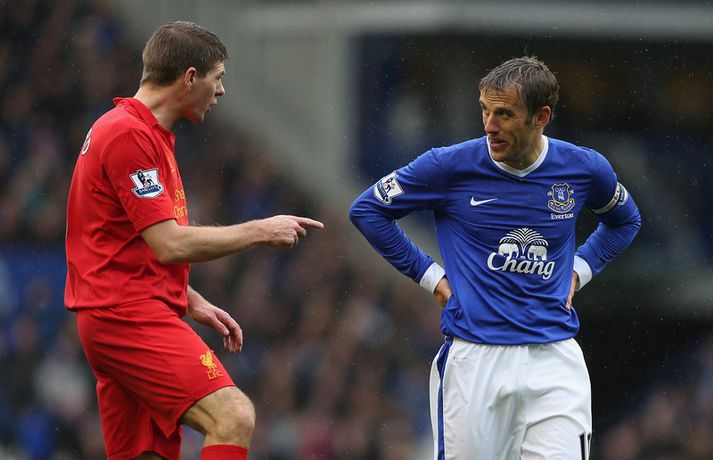 Phil Neville spilaði marga leiki á móti Liverpool.