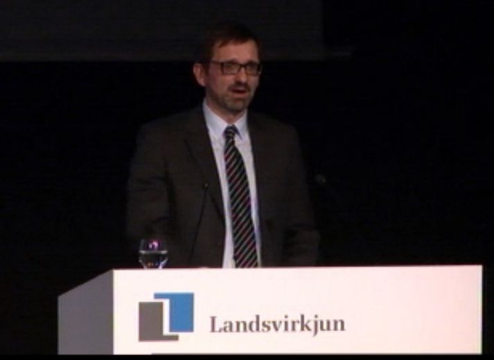 Hörður Arnarson, forstjóri Landsvirkjunar. Spáð er að erfiðara verði að fylgja eftir stefnu um aukna arðsemi.