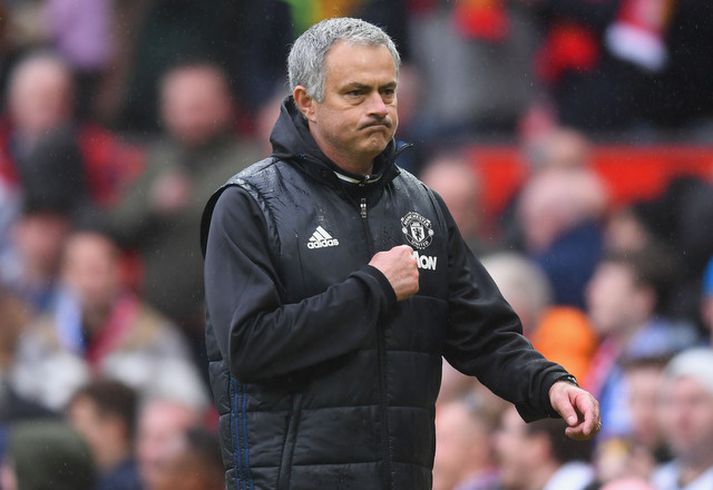 José Mourinho fer til Spánar með United.