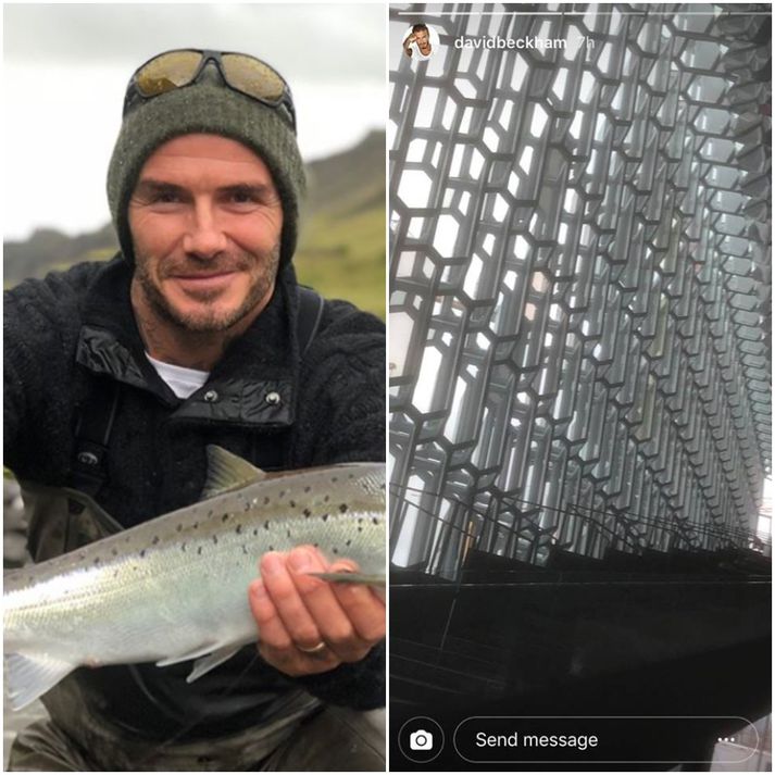 David Beckham í Norðurá og í Hörpu