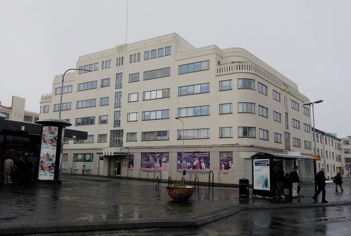 Hér gætu allt að 250 manns hallað höfði ef áform eiganda hluta hússins verða að veruleika.Fréttablaðið/Stefán