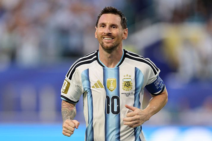 Síðustu landsleikir Messi voru á HM í sumar.