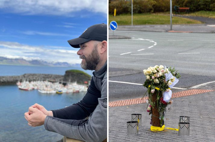 Hilmar Sigurjónsson lögreglumaður er meðal þeirra sem geta þakkað belti því að hann sé enn á lífi.