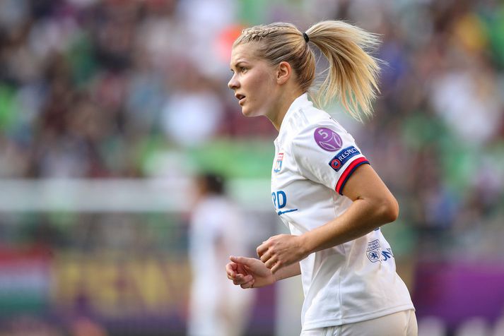 Ada Hegerberg í leik með franska liðinu Lyon.