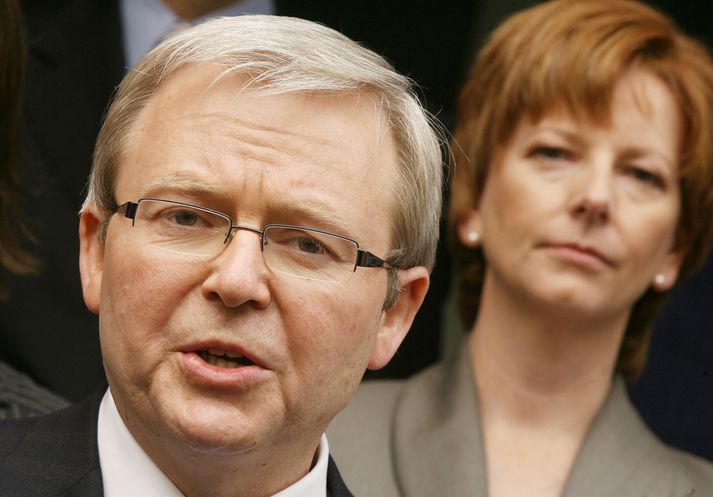 Kevin Rudd og Julia Gillard