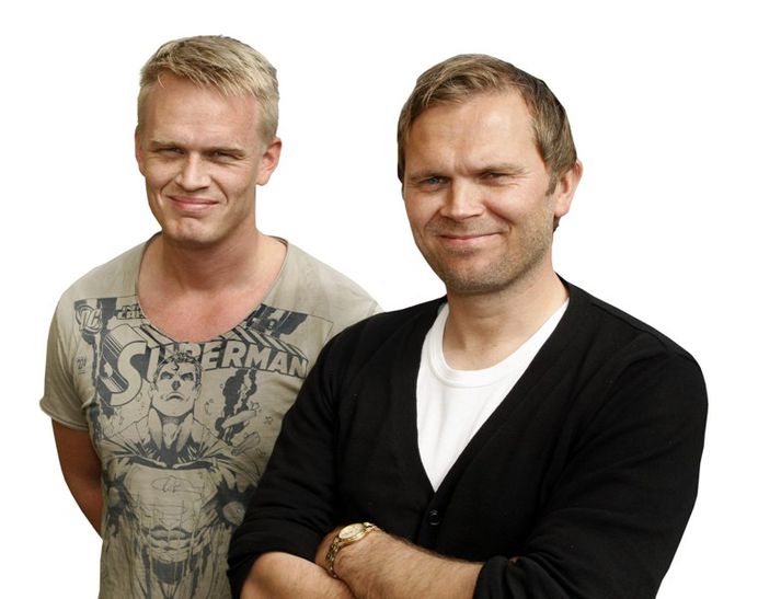 Hjörvar Hafliðason og Guðmundur Benediktsson.