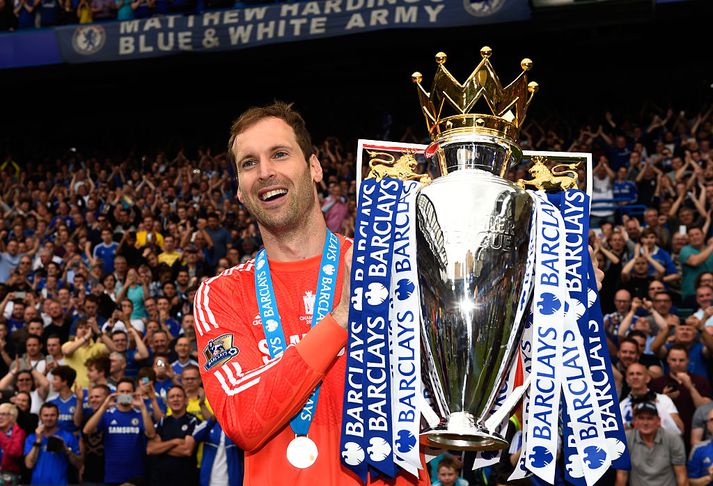 Cech varð Englandsmeistari með Chelsea 2015