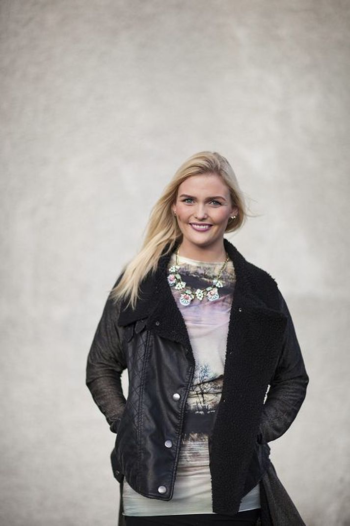 Sigrún Dís Hauksdóttir segir stíl sinn vera stelpulegan og gauralegan í senn.