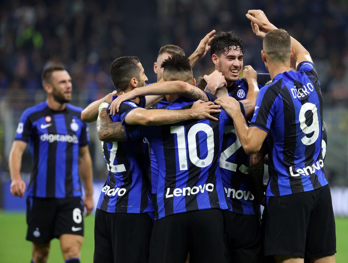 Inter vann þægilegan sigur í kvöld.