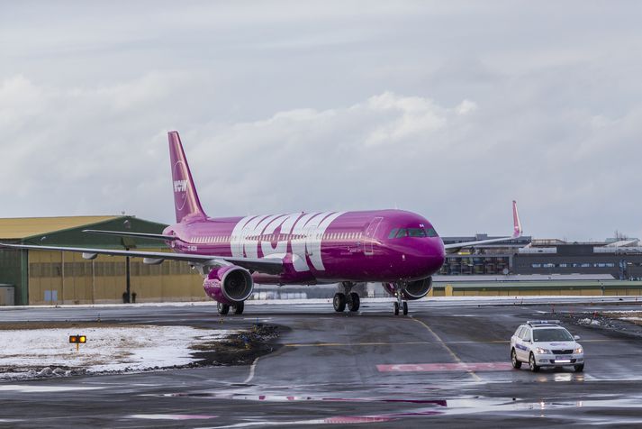 Flugvél Wow Air.