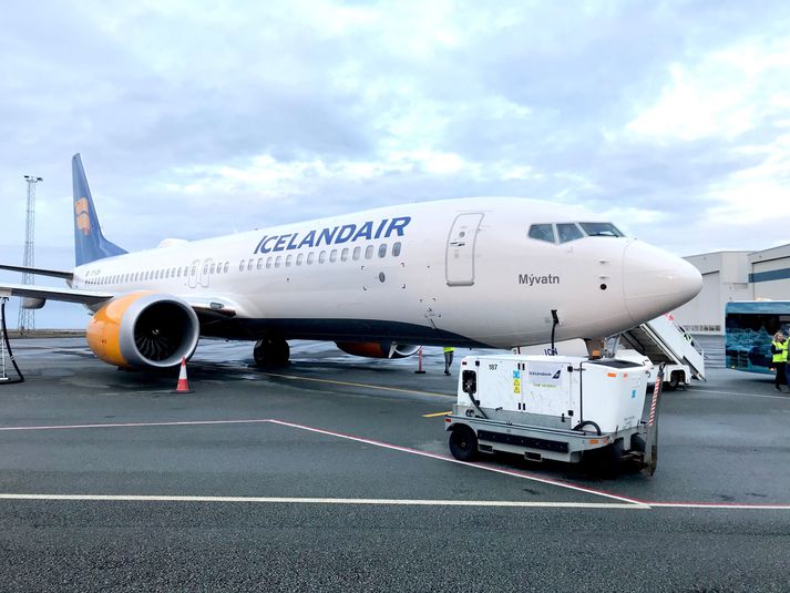 Boeing 737 MAX flugvélarnar eru í fullri eigu Icelandair. 