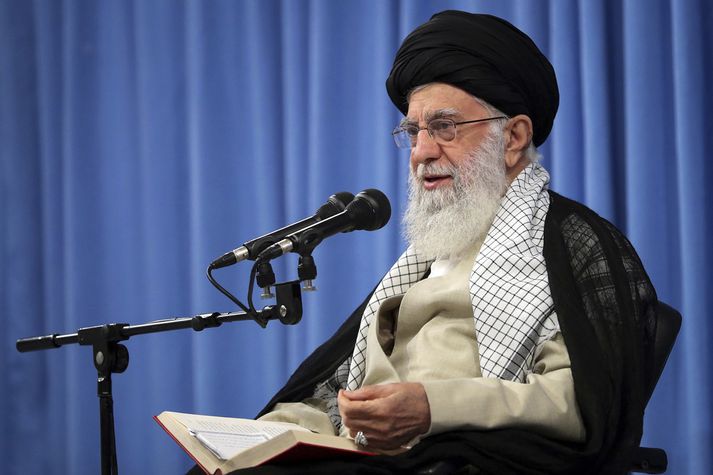 Ali Khamenei, leiðtogi Íran.