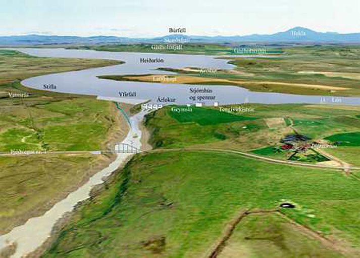 Urriðafossvirkjun.
