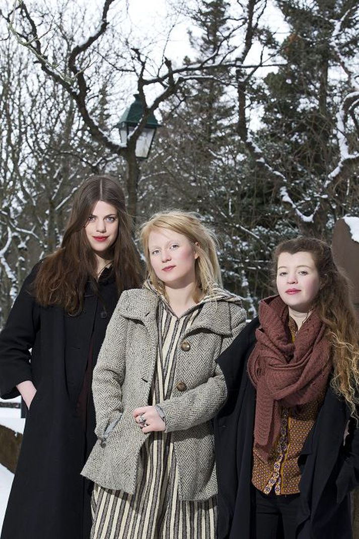Ása, Katrína og Alexandra. 