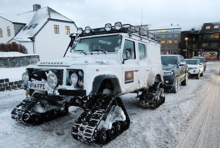 Tekur sig vel út í miðbænum.