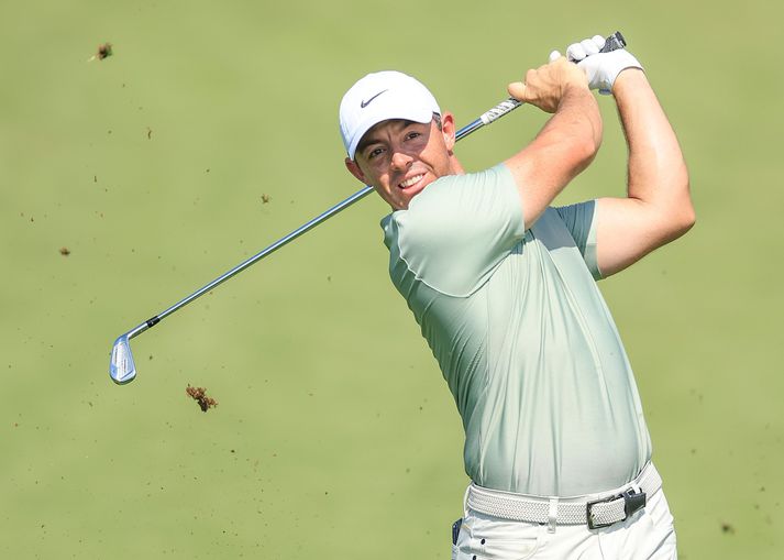 Rory McIlroy sækist eftir fyrsta Masters-titlinum sem myndi skrá hann í fámennan elítuklúbb.