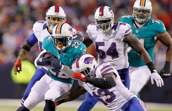 Úr leik Bills og Dolphins.
