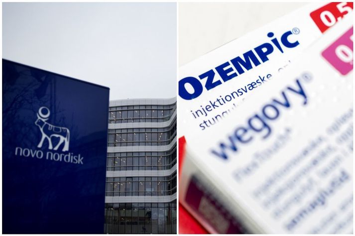 Novo Nordisk framleiðir meðal annars lyfin Ozempic og Wegovy.