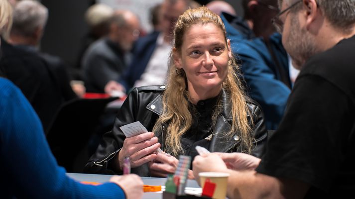 Inda Hrönn Björnsdóttir er landsliðskona í bridds og hún er klár í ferðina til Ríga.