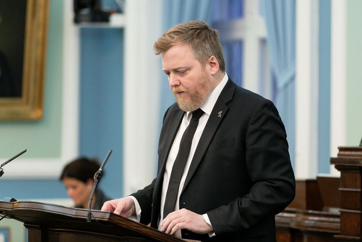 Sigmundur Davíð Gunnlaugsson, formaður Miðflokksins.