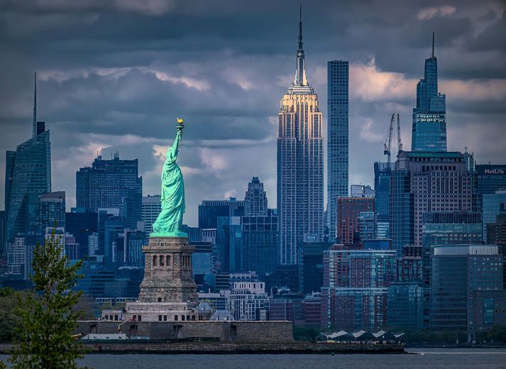 Skjálftinn fannst vel í New York, en þar eru jarðskjálftar ekki tíðir.