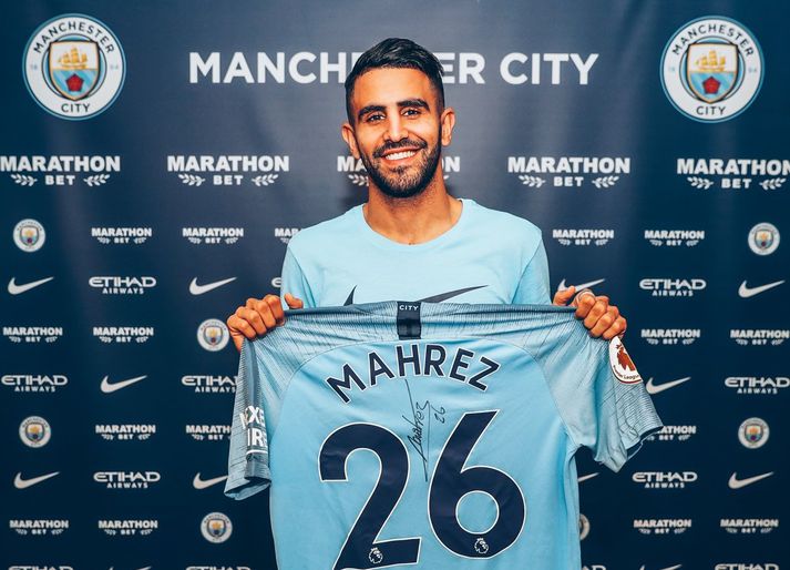 Mahrez mun leika í treyju númer 26