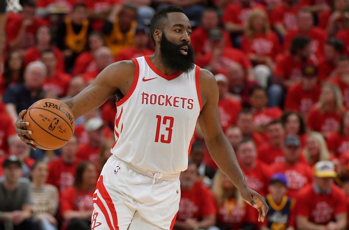 James Harden hefur skorað 40 stig eða meira í síðustu fjórum leikjum Houston Rockets.