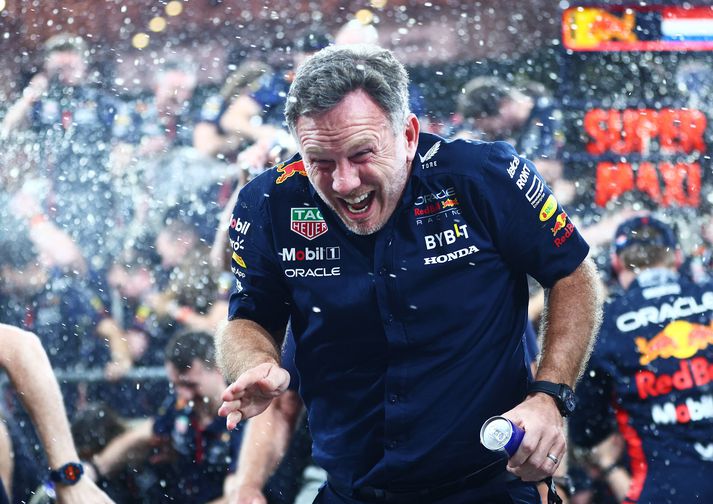 Christian Horner hefur fagnað ófáum sigrum sem liðsstjóri Red Bull