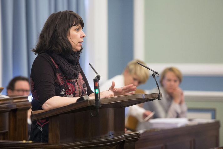 Birgitta Jónsdóttir, kafteinn Pírata.