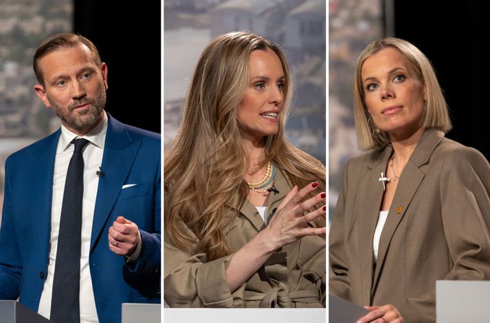 Einar Þorsteinsson, Hildur Björnsdóttir og Björg Magnúsdóttir gætu verið í aðstöðu til að mynda meirihluta eftir kosningar.