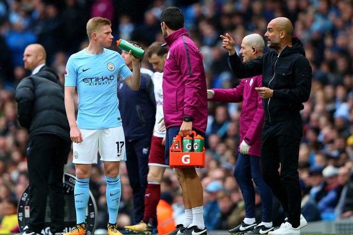 Pep Guardiola getur verið ánægður með Kevin de Bruyne.