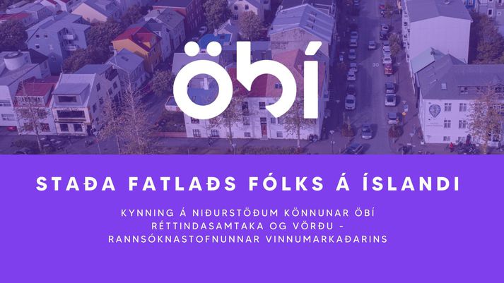 Skýrslan verður kynnt klukkan 10:00.