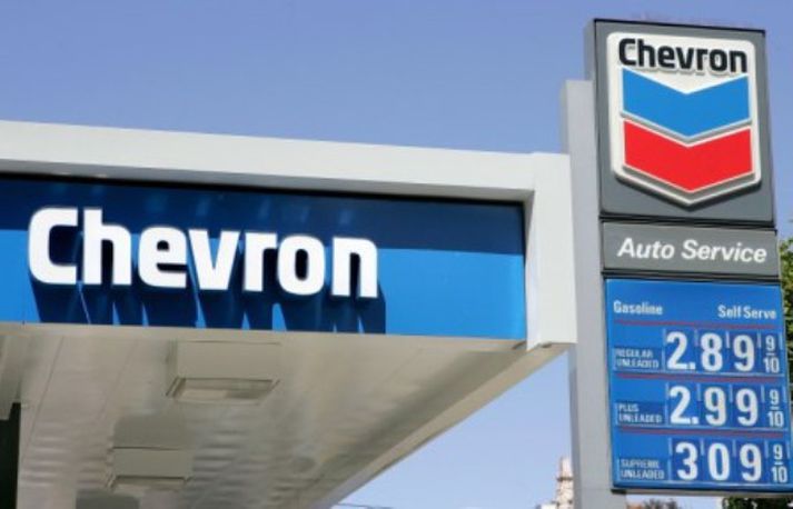Ein af stöðvum Chevron í Bandaríkjunum.