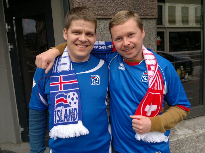 Kópaskersbúinn Árni er hér til vinstri á myndinni.